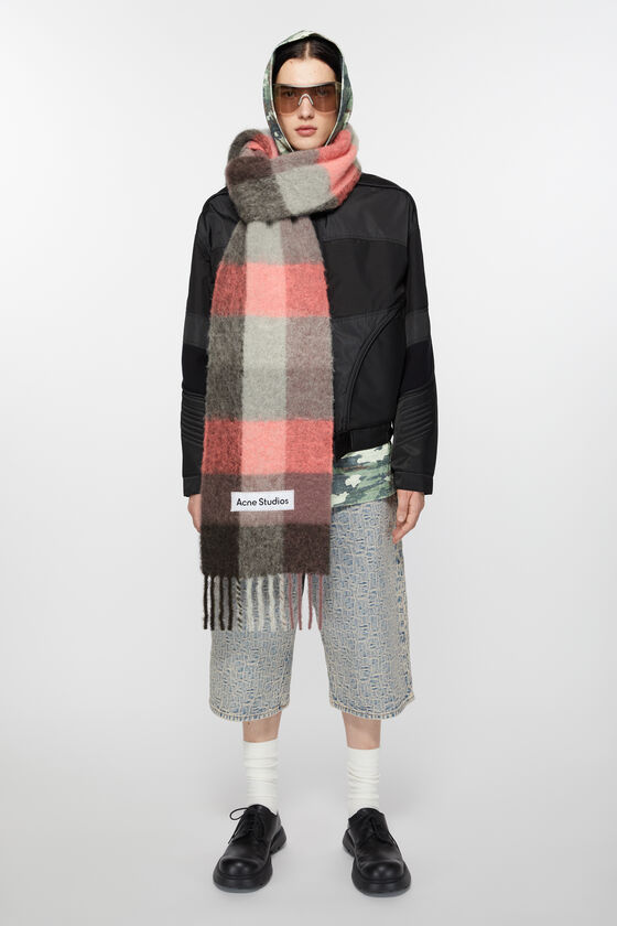 (image for) Tailored Mohair checked scarf